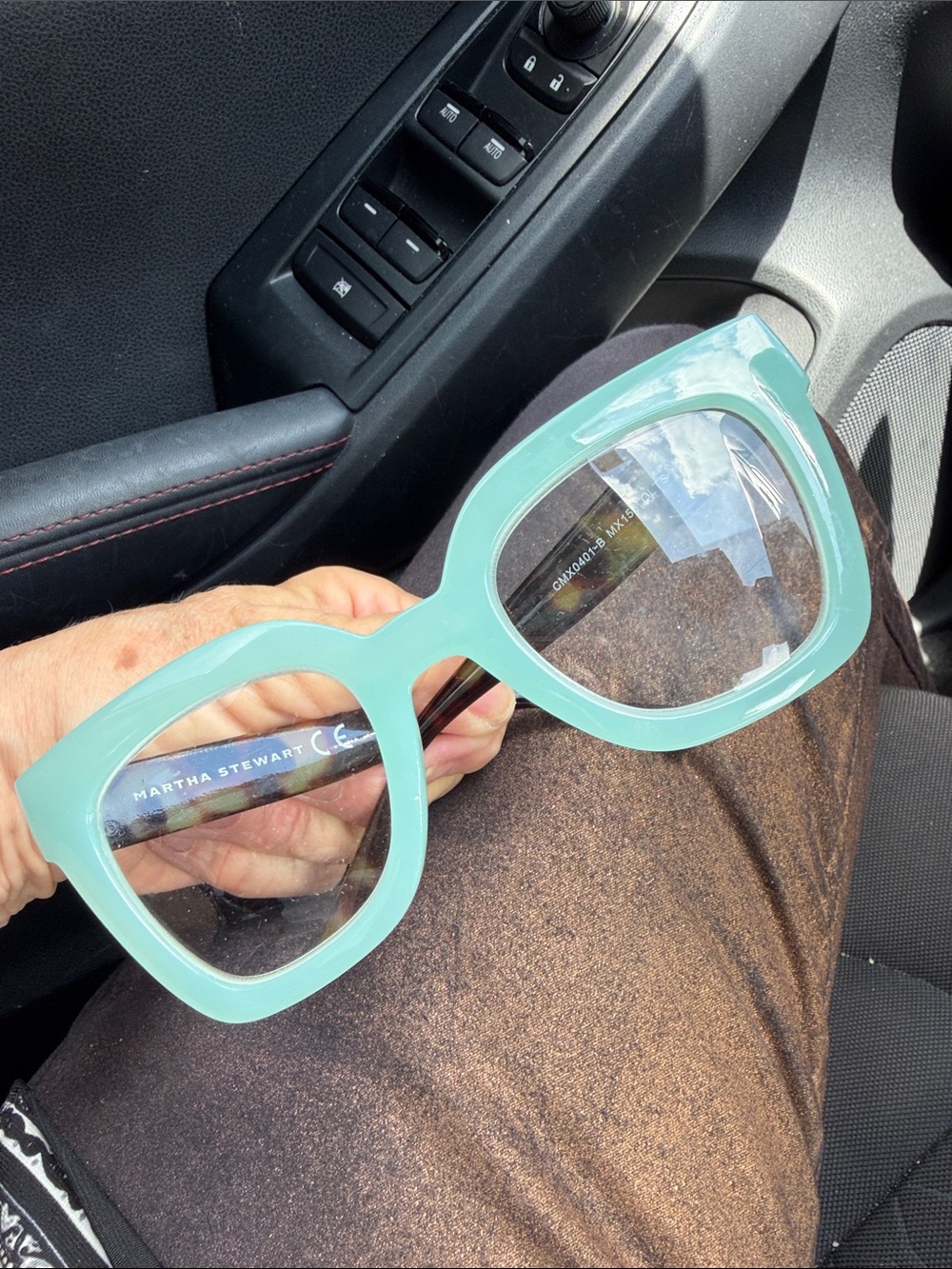 Martha Stewart Pale Mint Cat-Eye Glasses